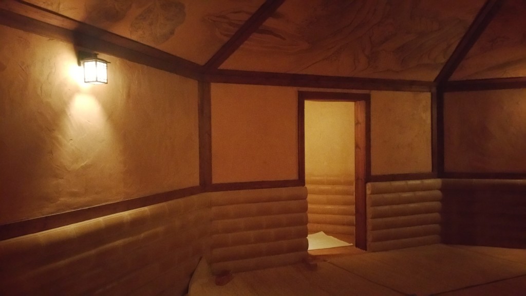 There are tiny pods in the fire room.
